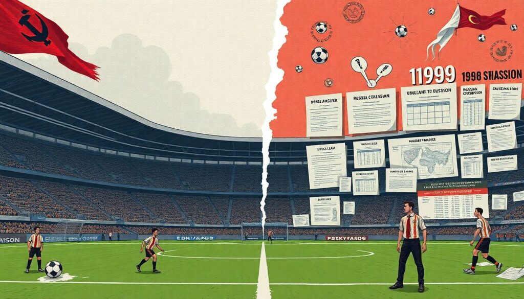 История чемпионатов России: эволюция формата - иллюстрация