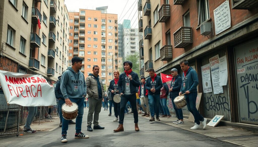 Как болельщики отмечают юбилеи клубов - иллюстрация