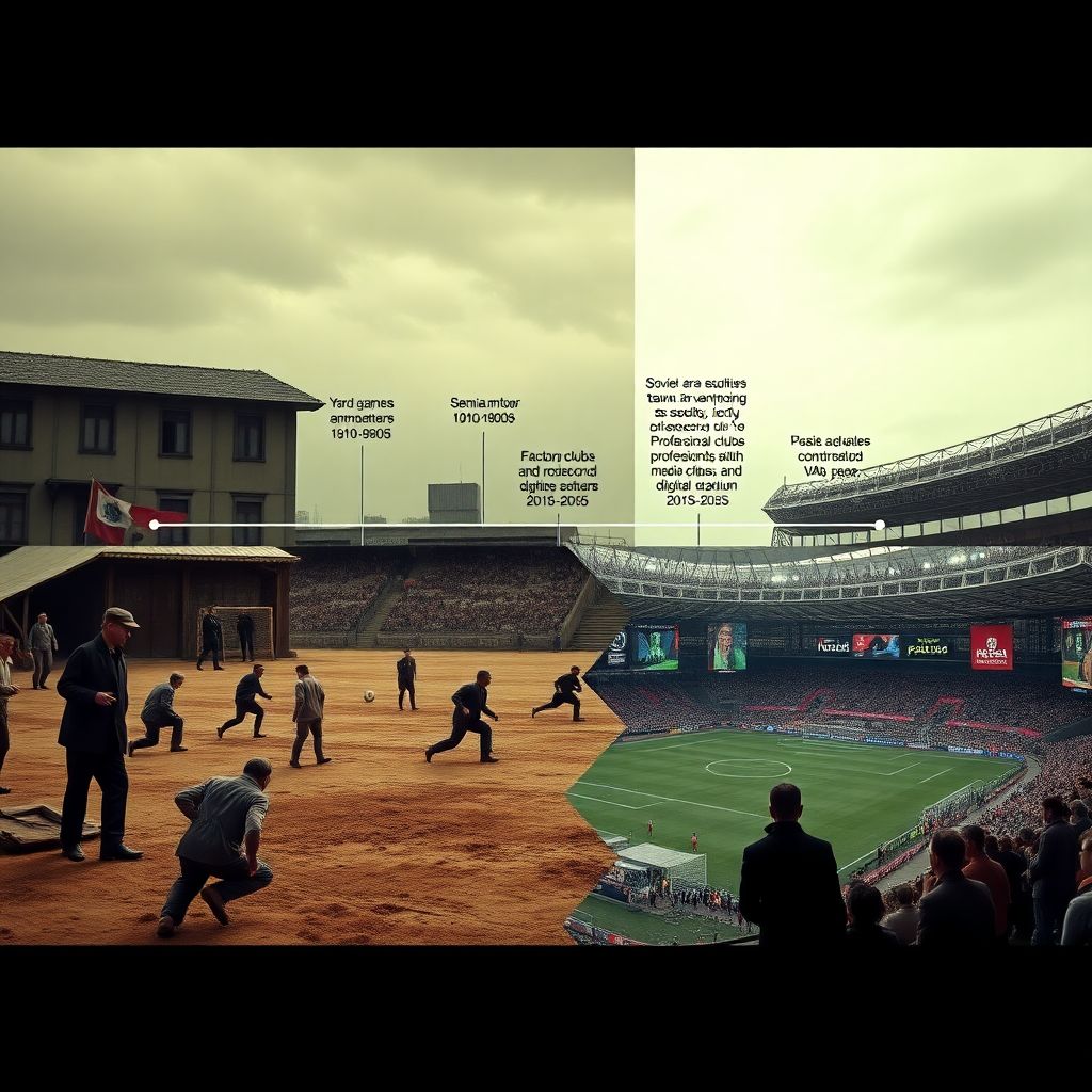 Истоки российского футбола: путь от старых хроник к современности