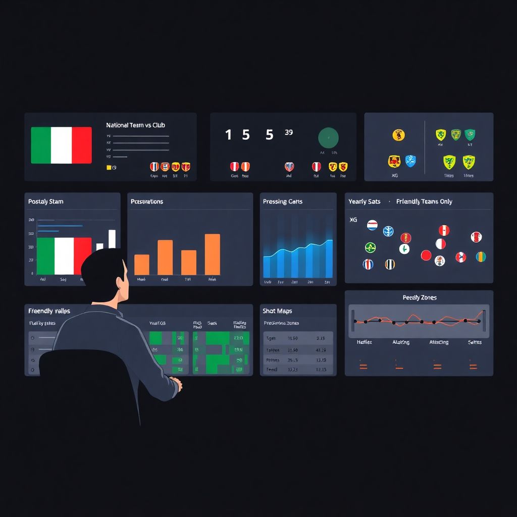 Аналитика игр сборной против клубов за год: ключевые выводы